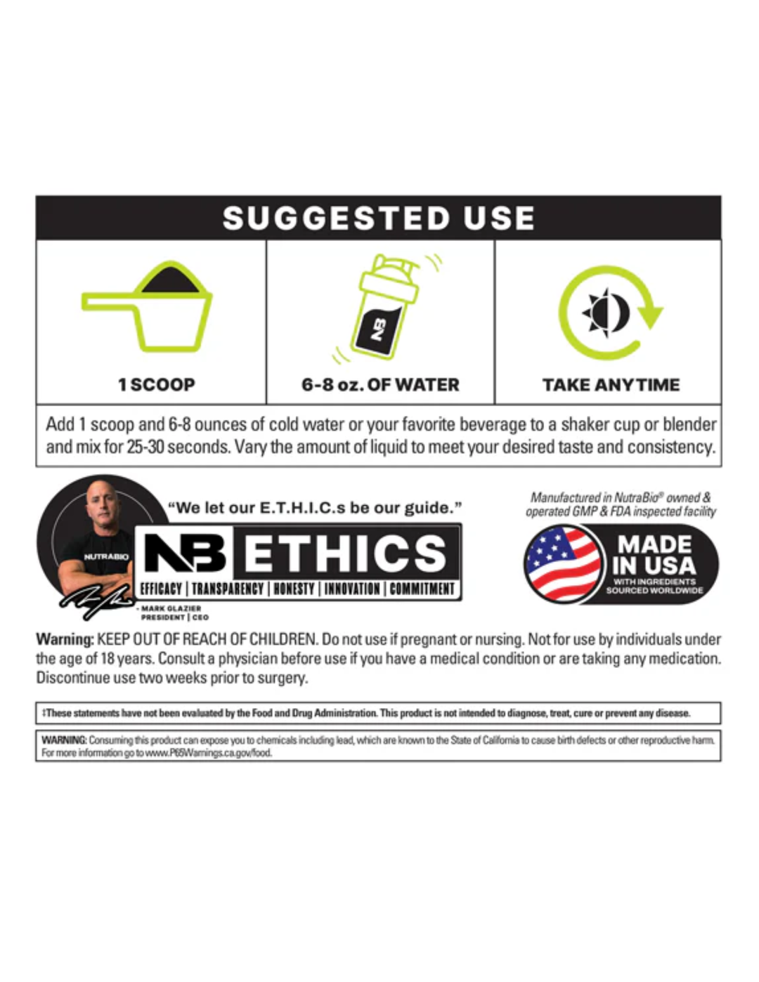 NutraBio Beet Root Powder