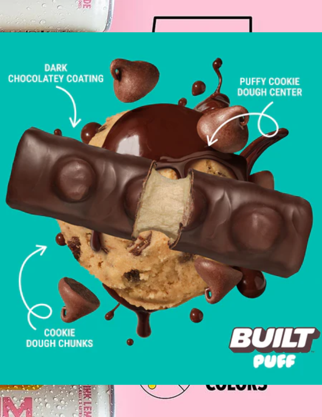 Built Puff Cookie Dough Protein Bar 12CT