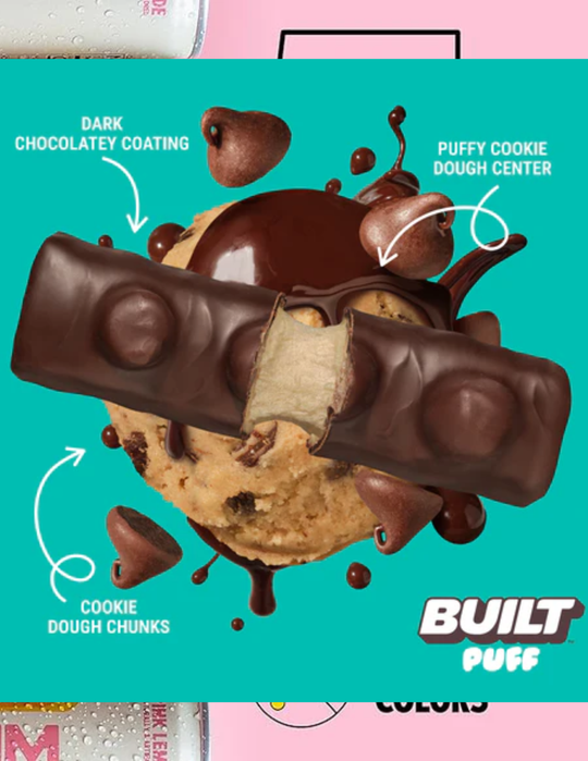 Built Puff Cookie Dough Protein Bar 12CT
