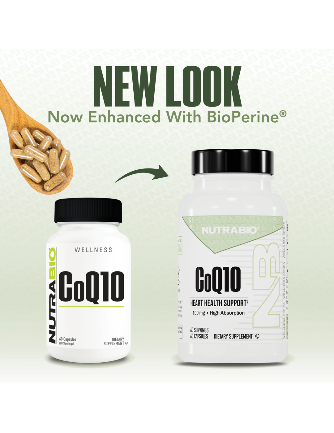 NutraBio CoQ10 100mg 60 Capsules