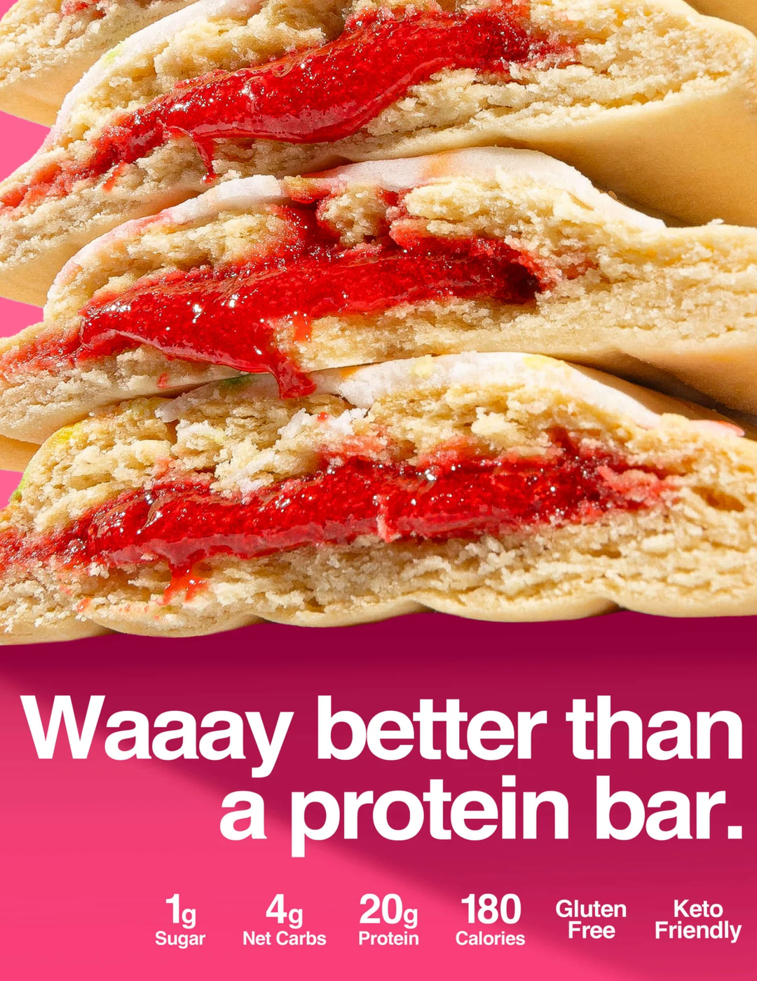 Legendary Foods  Strawberry Protein Pastry 10pk