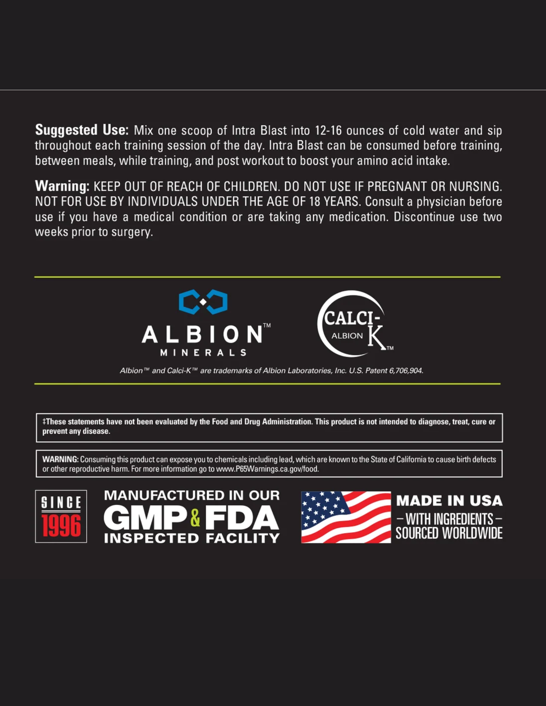 NutraBio Intra Blast Grape Berry Crush 30 Servings