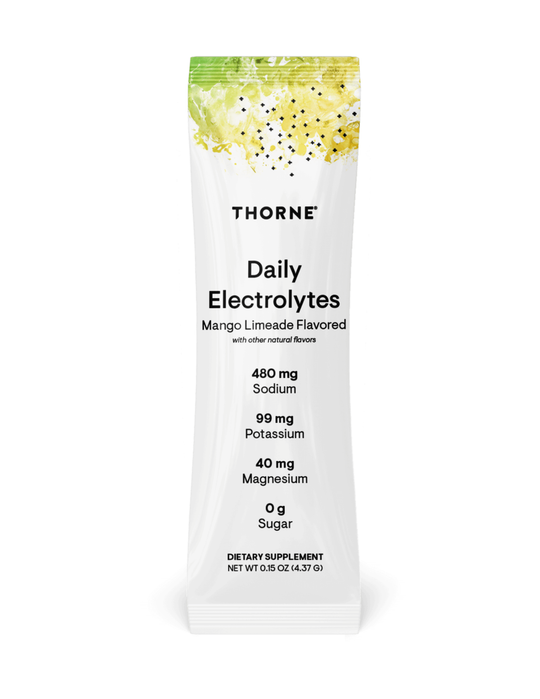 Thorne Daily Electrolytes - Mango Limeade 30 Stick Packs
