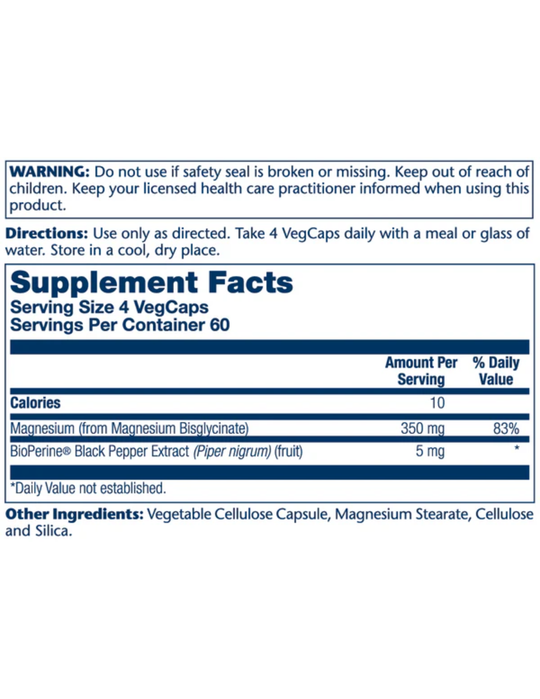 Solaray Magnesium Glycinate 350mg 240ct