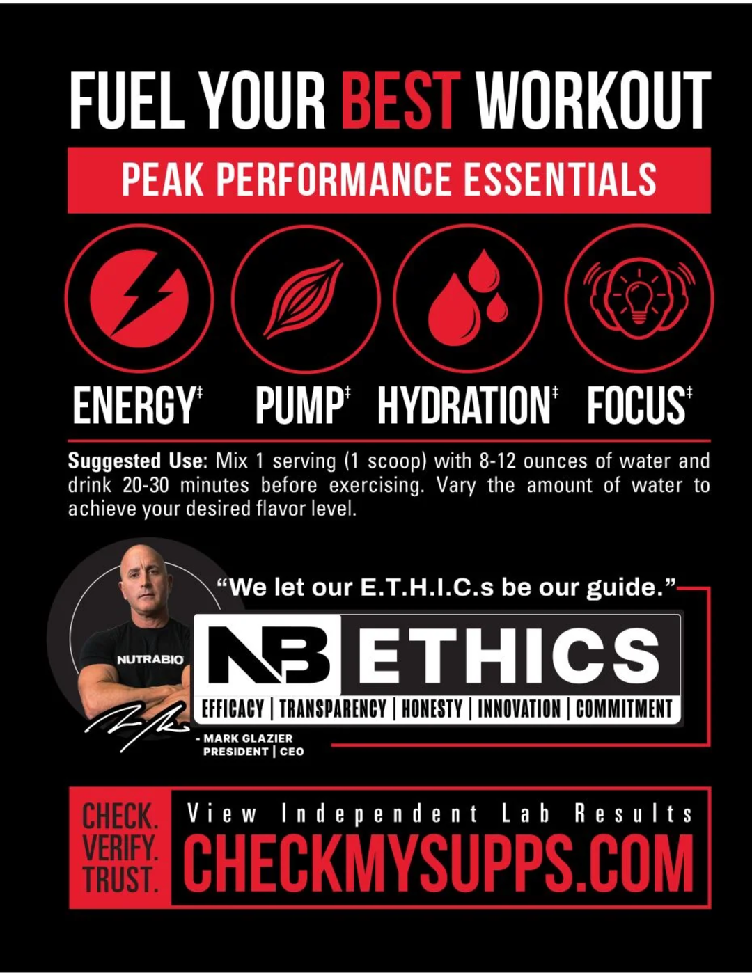 NutraBio Base Pre-Workout Fruit Punch