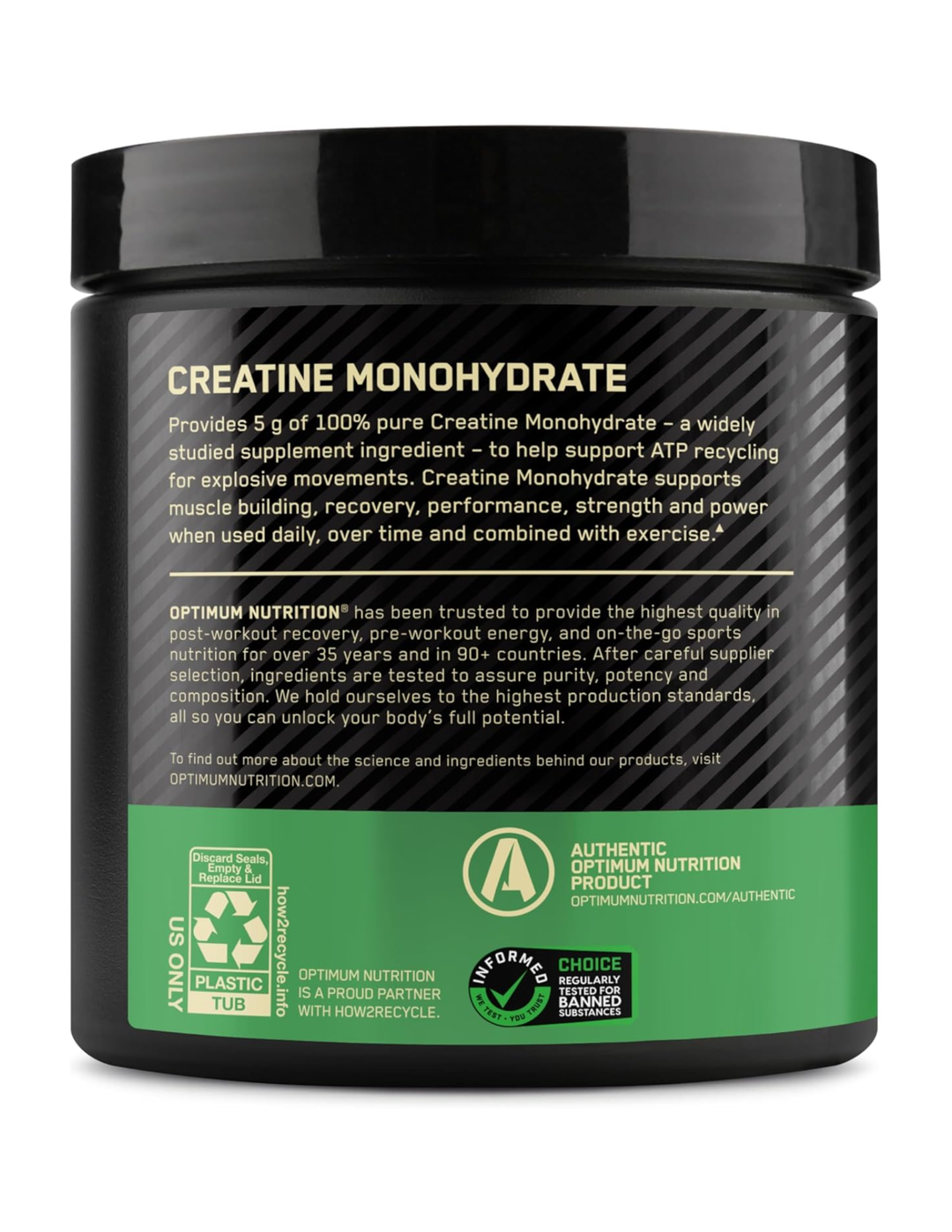 Optimum Nutrition Micronized Creatine 60 Servings