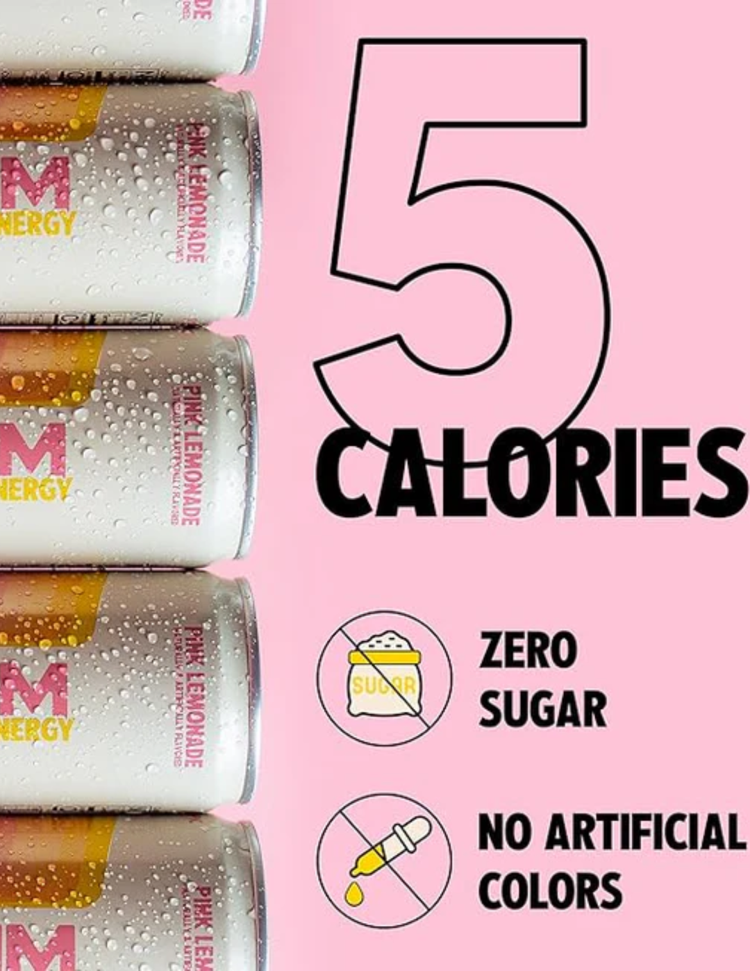 RAW Energy Drink Pink Lemonade 12pk