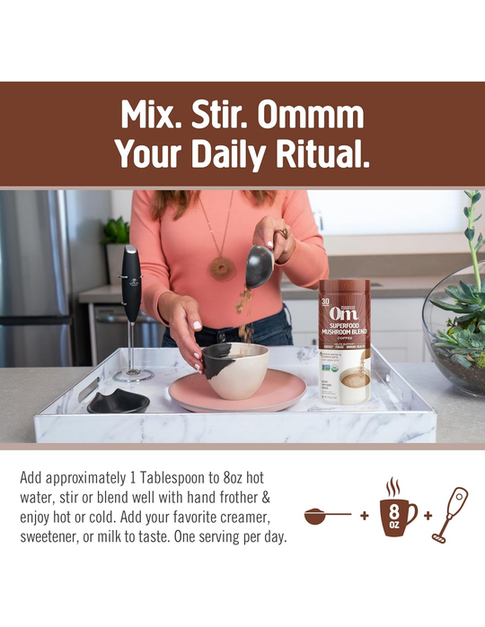 OM Superfood Mushroom Blend, Coffee 30 Servings