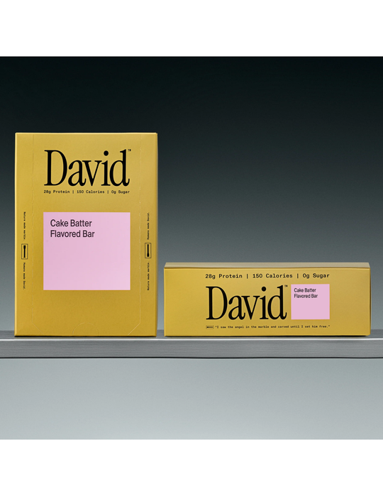 David™ PROTEIN BAR CAKE BATTER 12CT