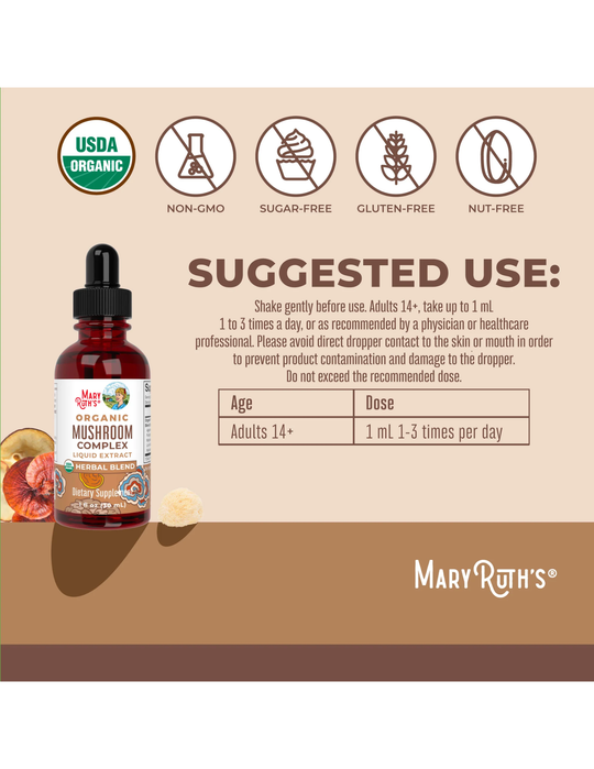 MaryRuth's Organic Mushroom Complex Liquid Drops