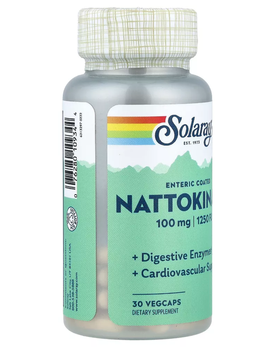 Solaray Nattokinase 100mg 30 Veg Capsules