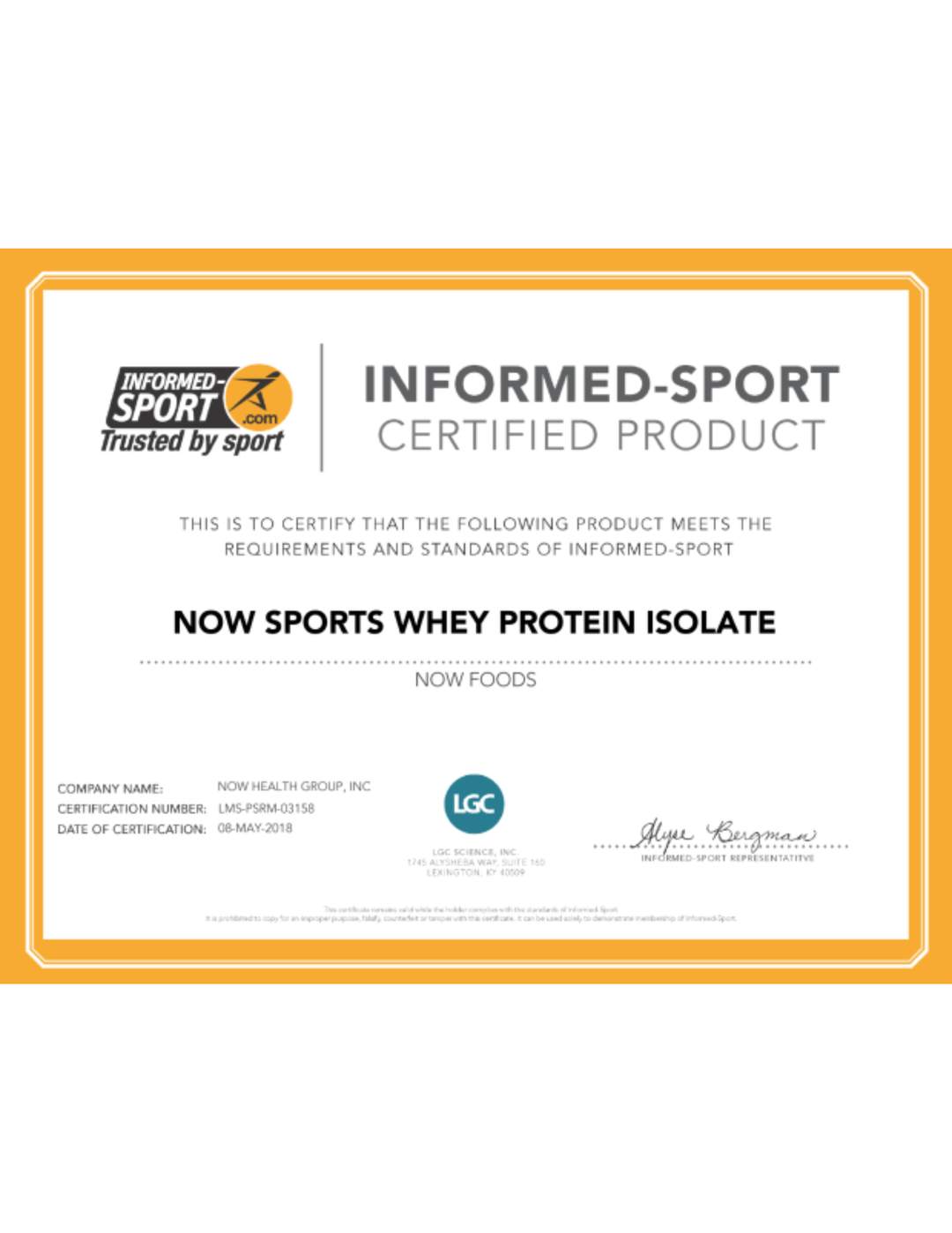 Now Foods Whey Protein Isolate Unflavored 1.2lbs