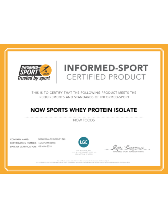 Now Foods Whey Protein Isolate Unflavored 1.2lbs