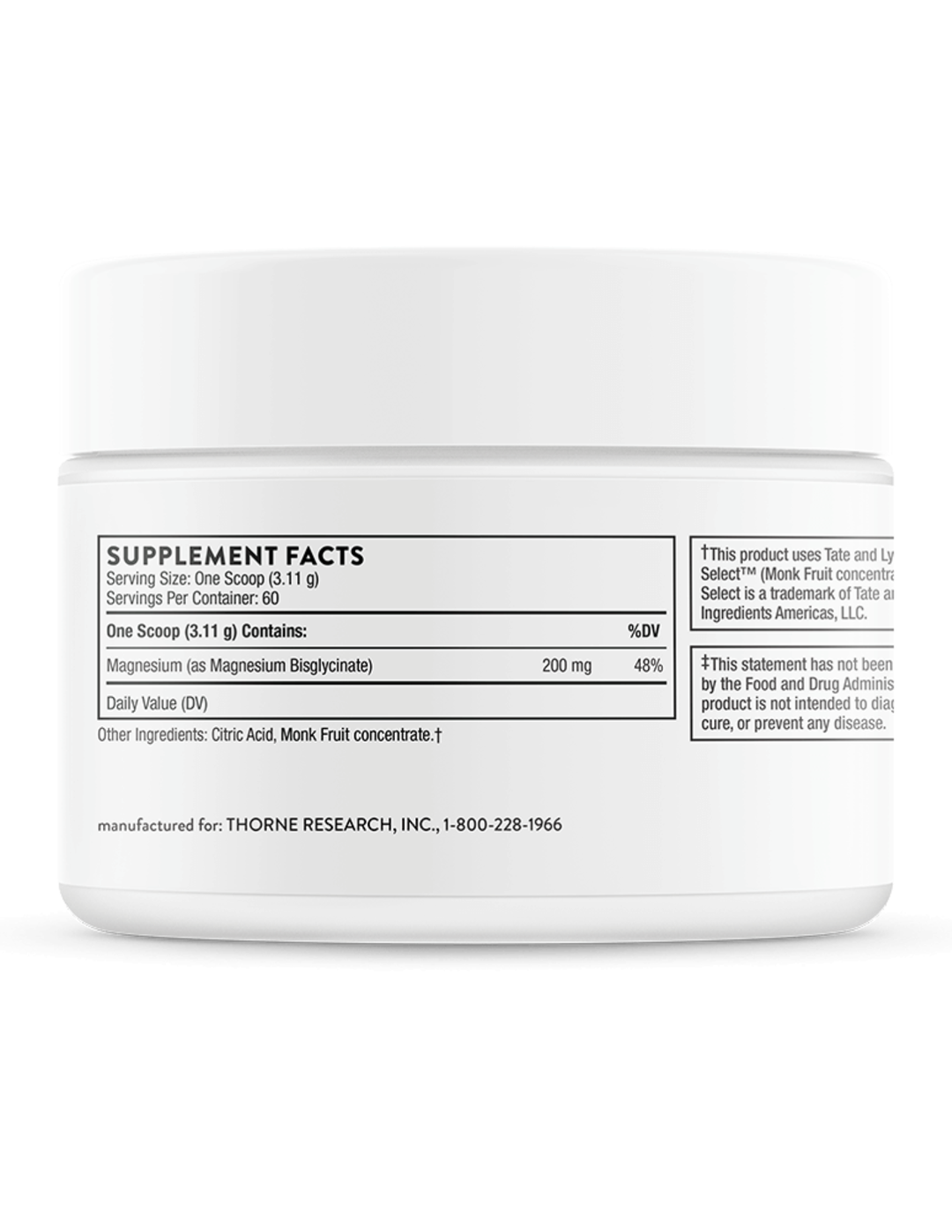 Thorne Magnesium Bisglycinate