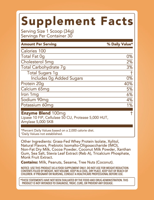 Clean Simple Eats  Protein Powder - Chocolate PB  30 Servings