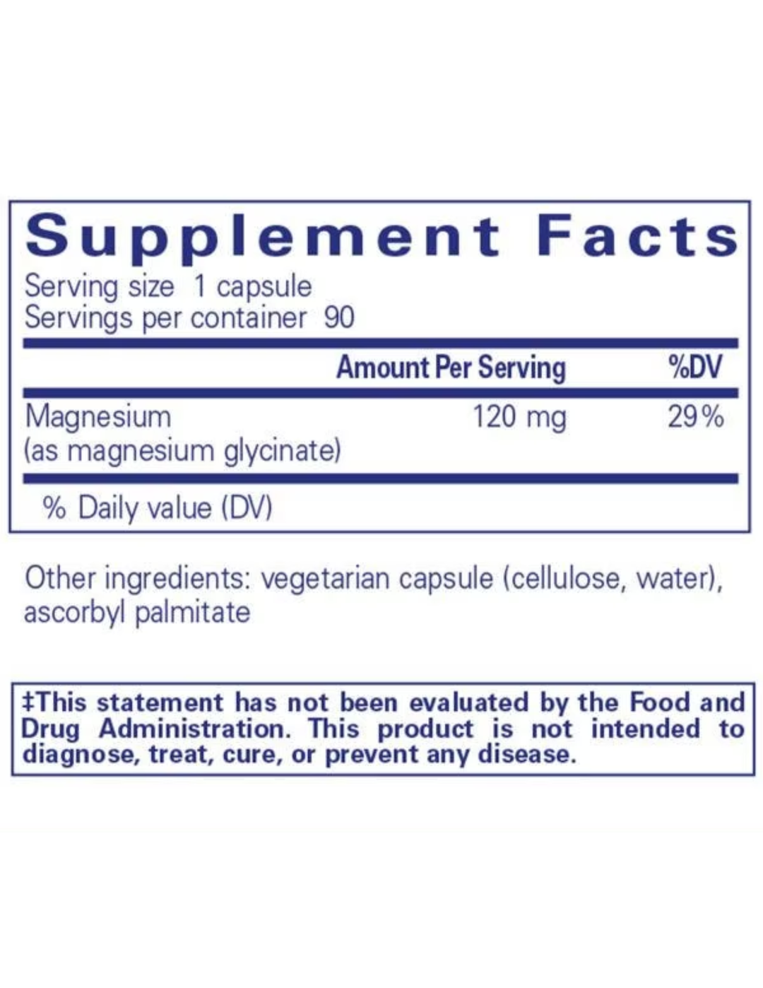 Pure Encapsulations  Magnesium Glycinate 90ct