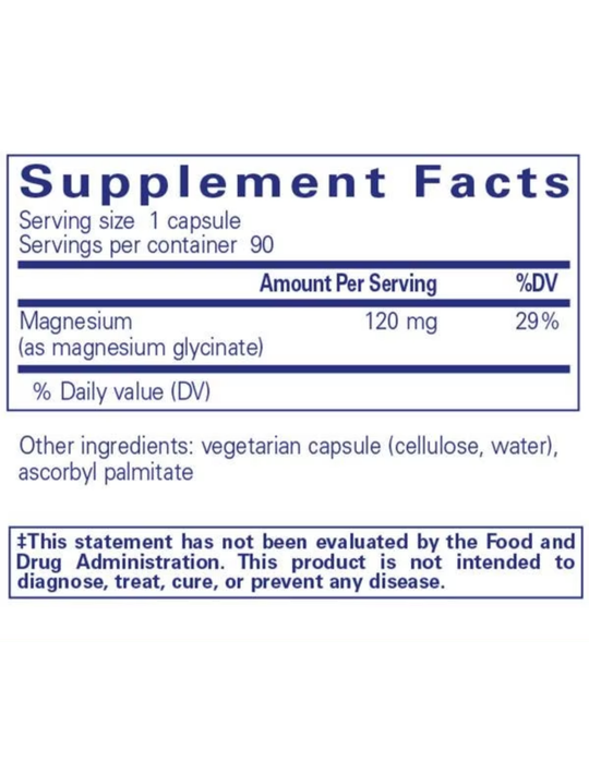 Pure Encapsulations  Magnesium Glycinate 90ct