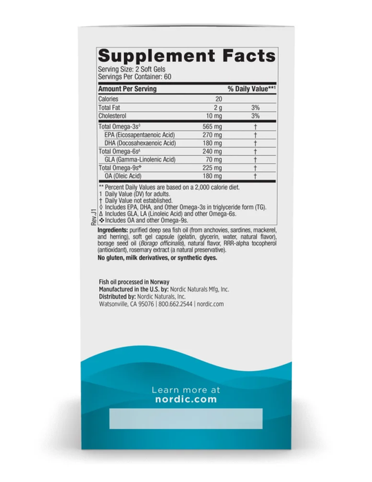 Nordic Naturals Complete Omega 120ct