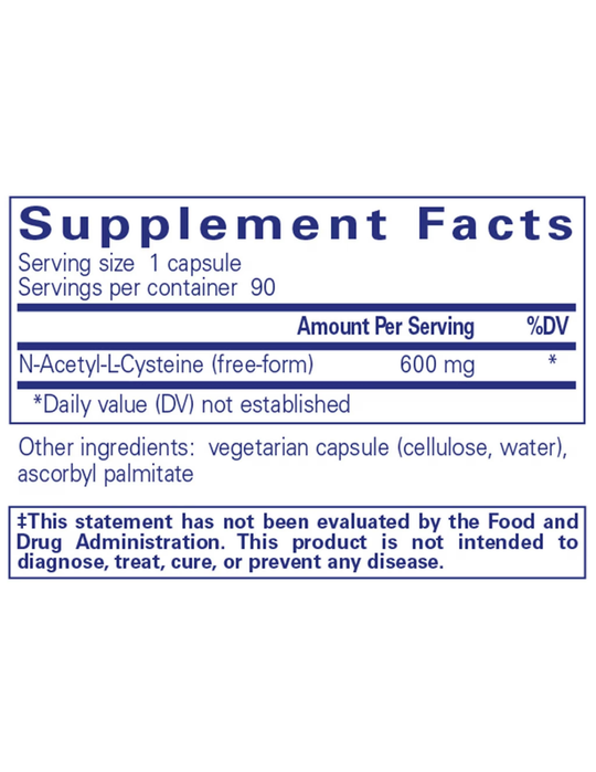 Pure Encapsulations  NAC 600mg 90ct