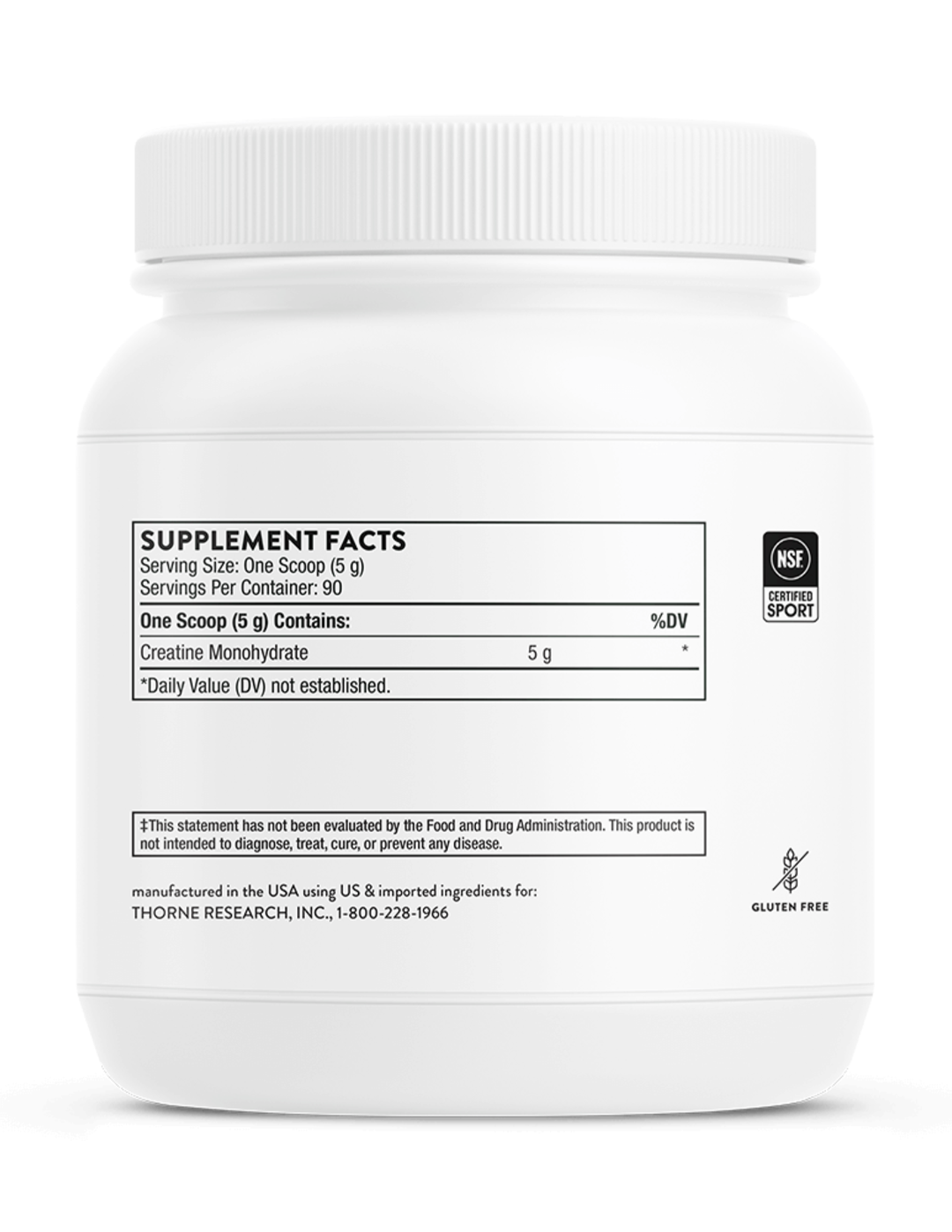 Thorne Creatine Monohydrate 16oz