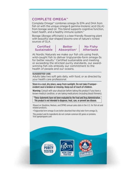 Nordic Naturals Complete Omega 120ct