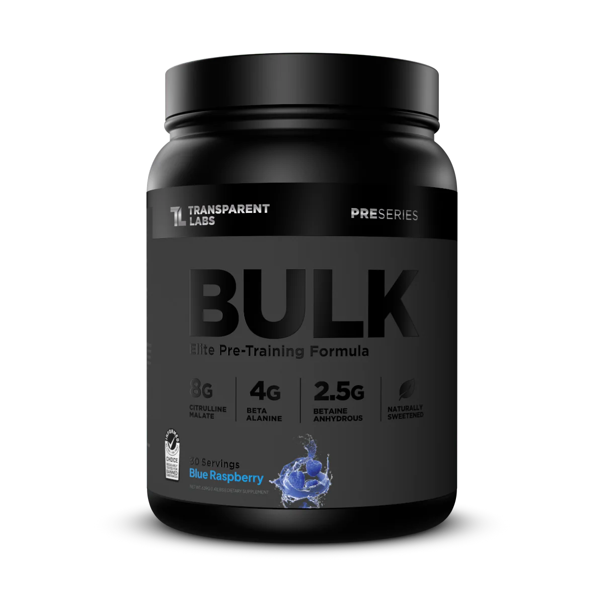 Bulk Black Pre - Workout - Blue Raspberry