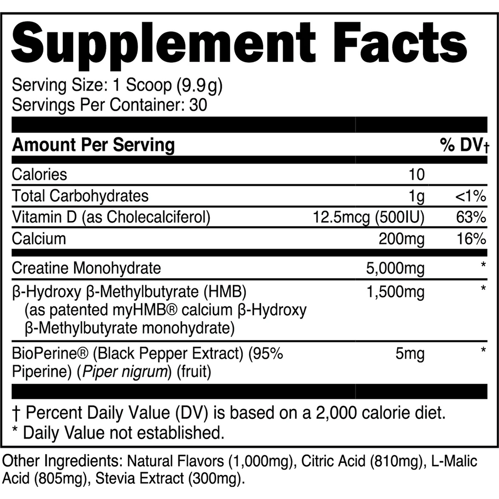 Creatine HMB - Blue Raspberry