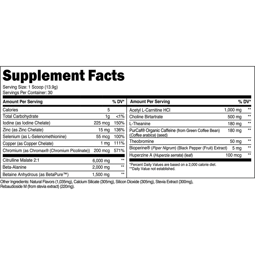 Lean Pre - Workout - Blue Raspberry