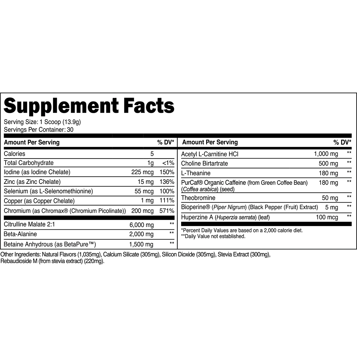 Lean Pre - Workout - Blue Raspberry