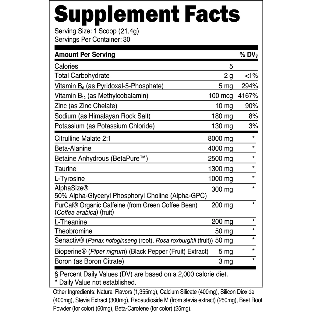 Bulk Pre - Workout - Tropical Punch