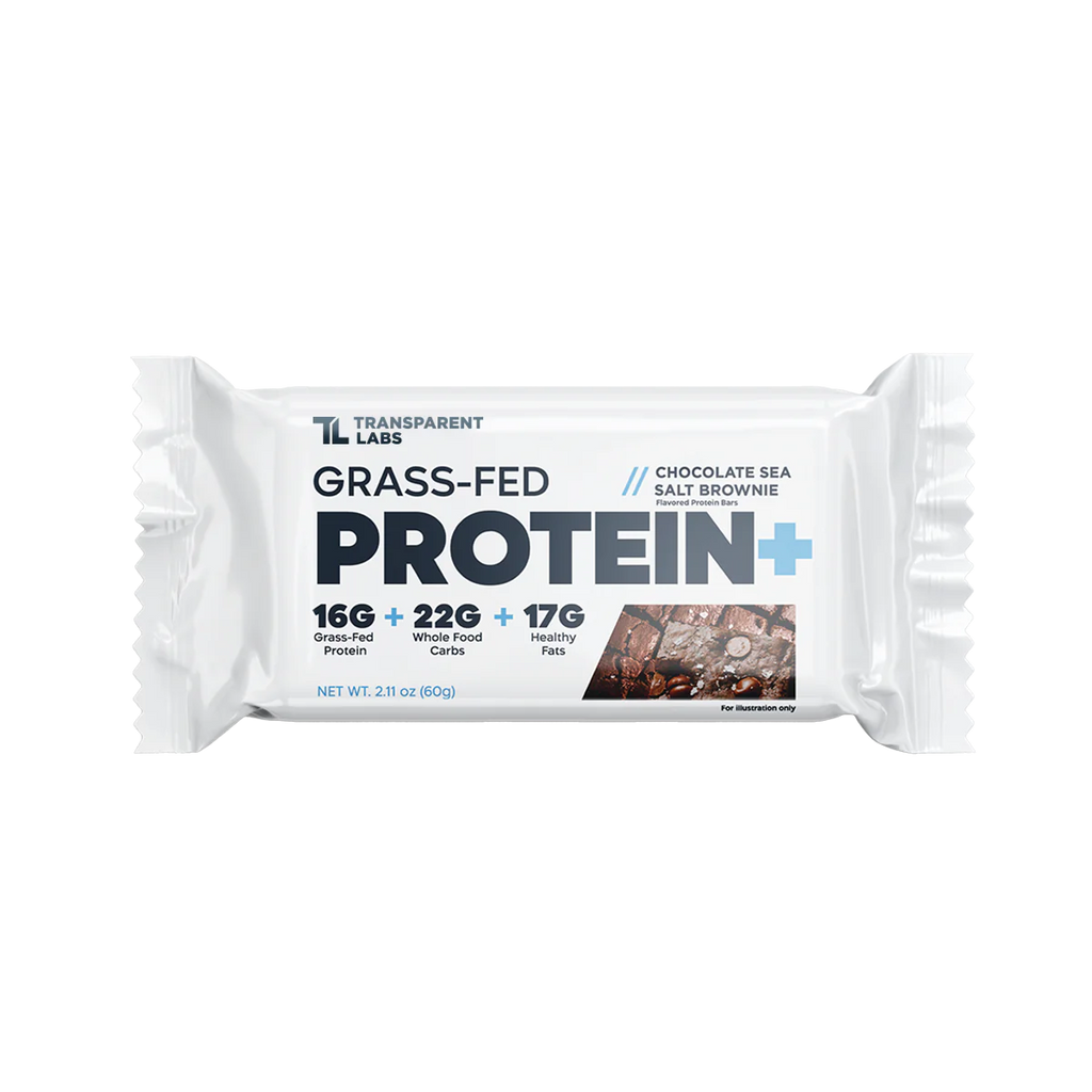 Grass - Fed Protein Bars - Chocolate Sea Salt Brownie