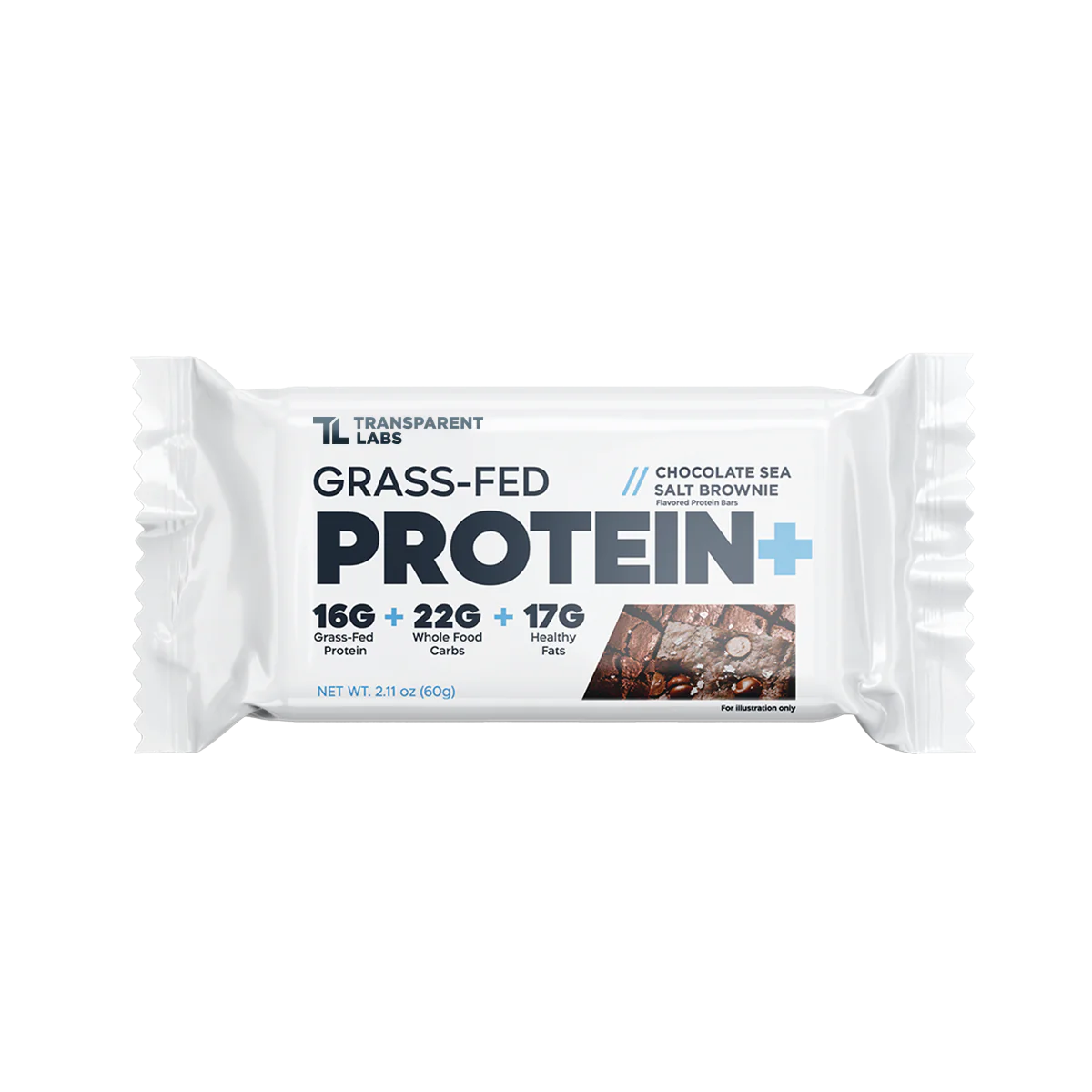 Grass - Fed Protein Bars - Chocolate Sea Salt Brownie