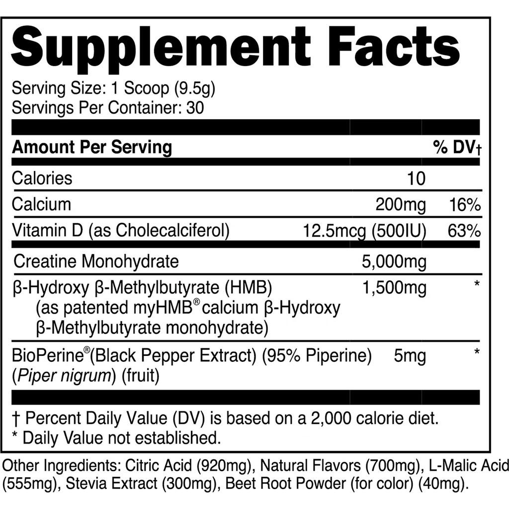 Creatine HMB - Strawberry Lemonade