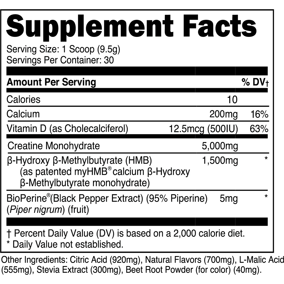 Creatine HMB - Strawberry Lemonade