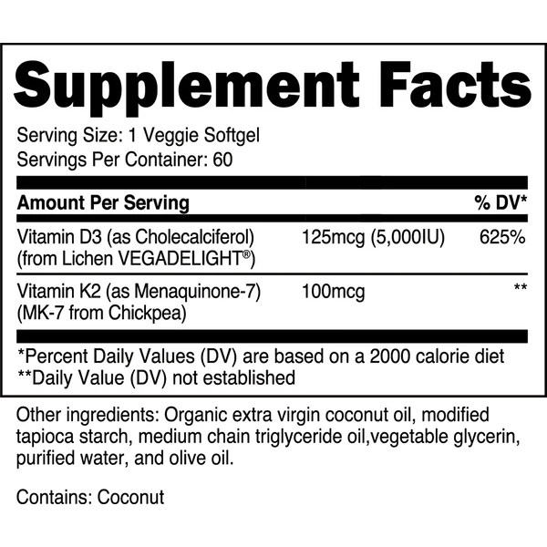 Vitamin D3 & K2