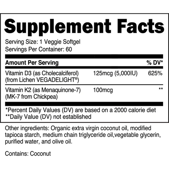 Vitamin D3 & K2