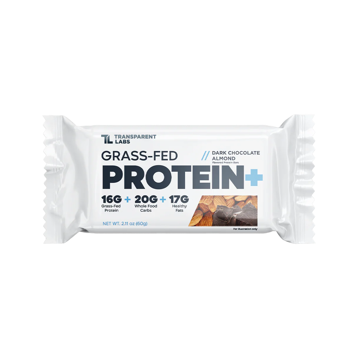 Grass - Fed Protein Bars - Dark Chocolate Almond