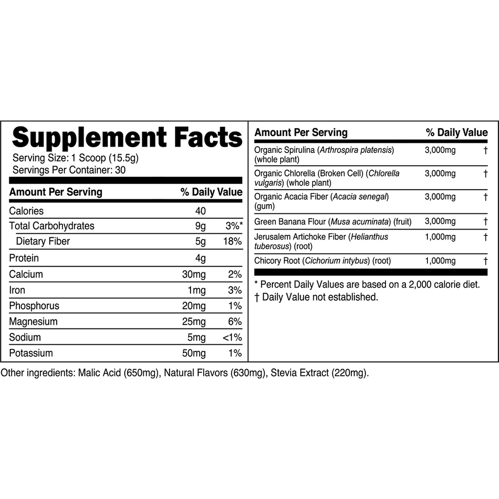Prebiotic Greens - Peach Mango