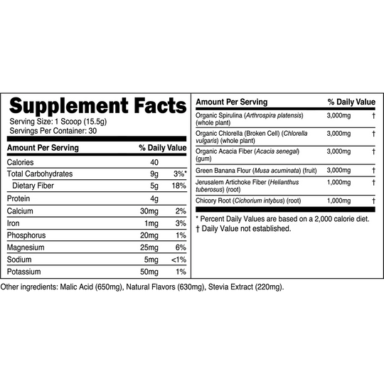 Prebiotic Greens - Peach Mango