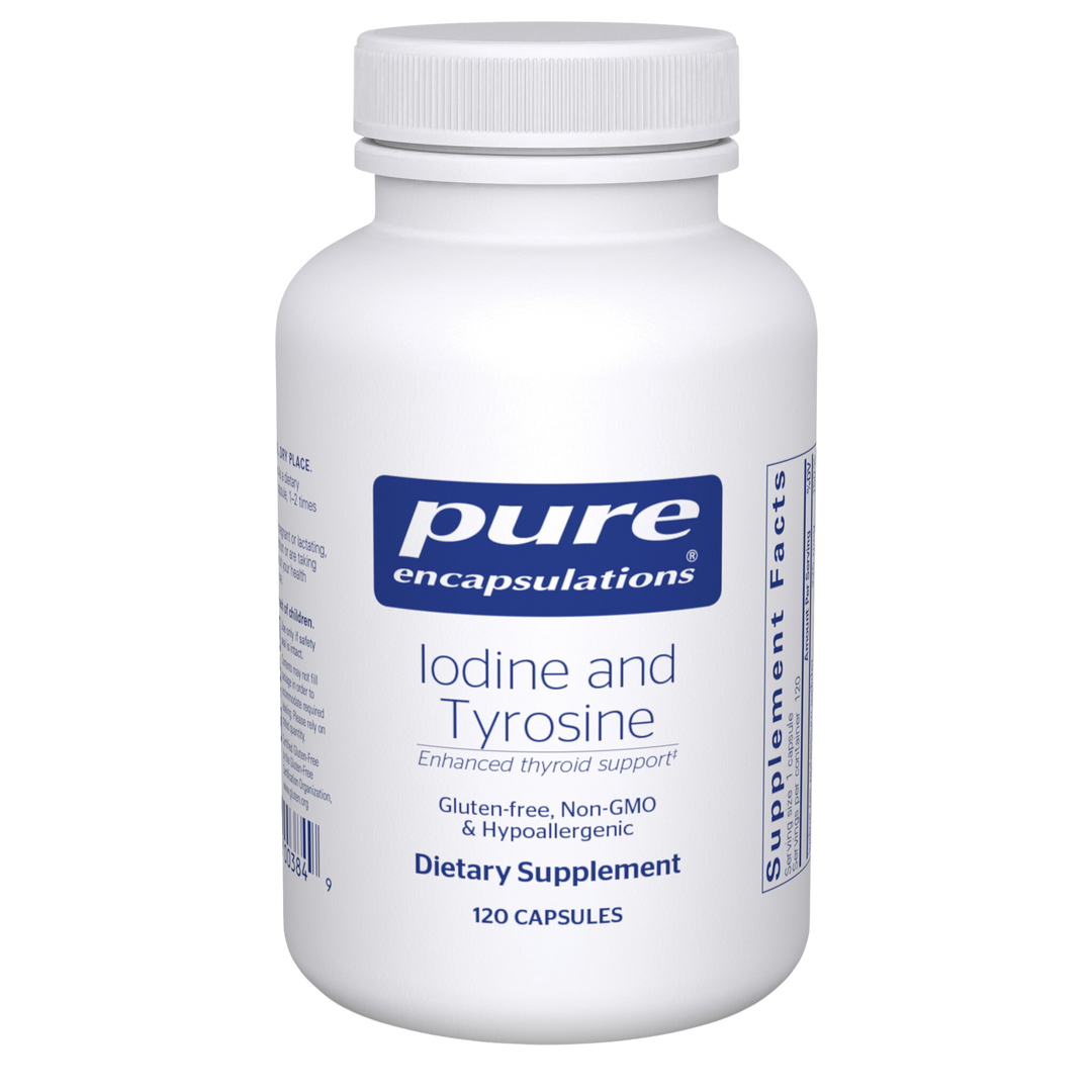 Pure Encapsulations Iodine and Tryosine 120 capsules