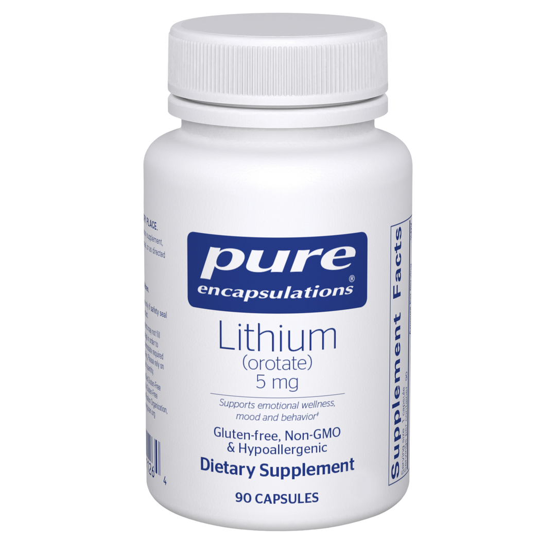 Pure Encapsulations Lithium 5mg 90ct