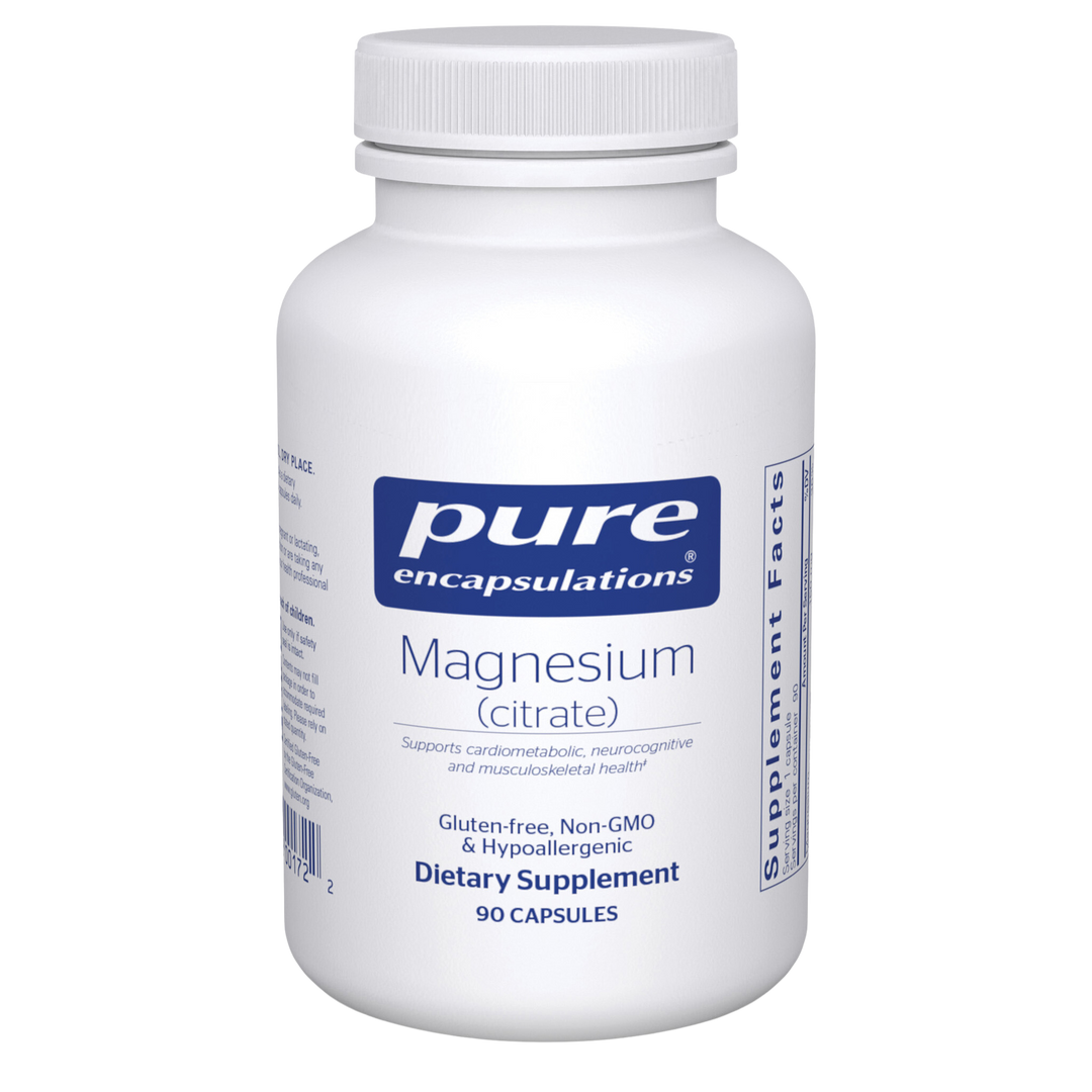 Pure Encapsulations Magnesium Citrate 90 Count