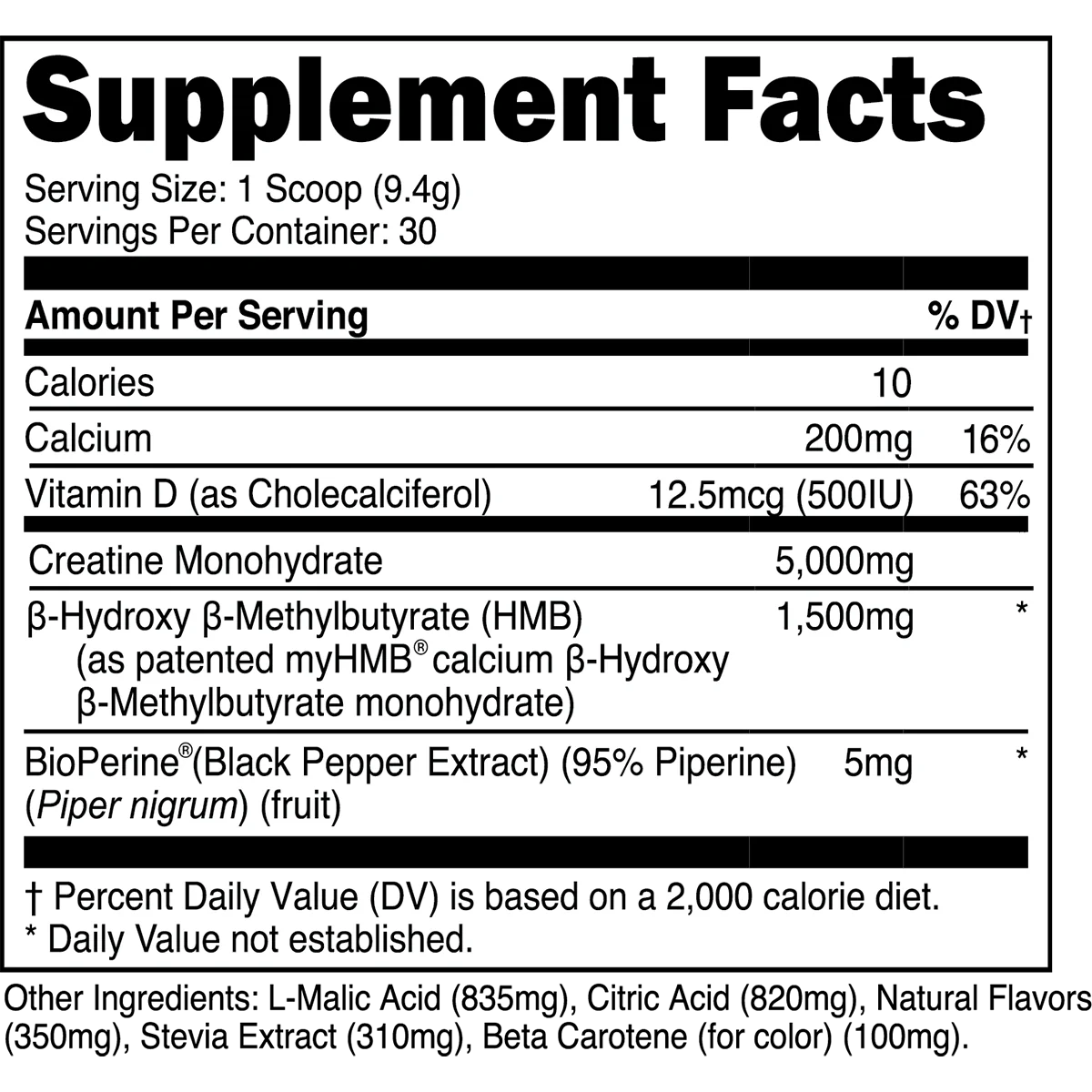 Creatine HMB - Peach Mango
