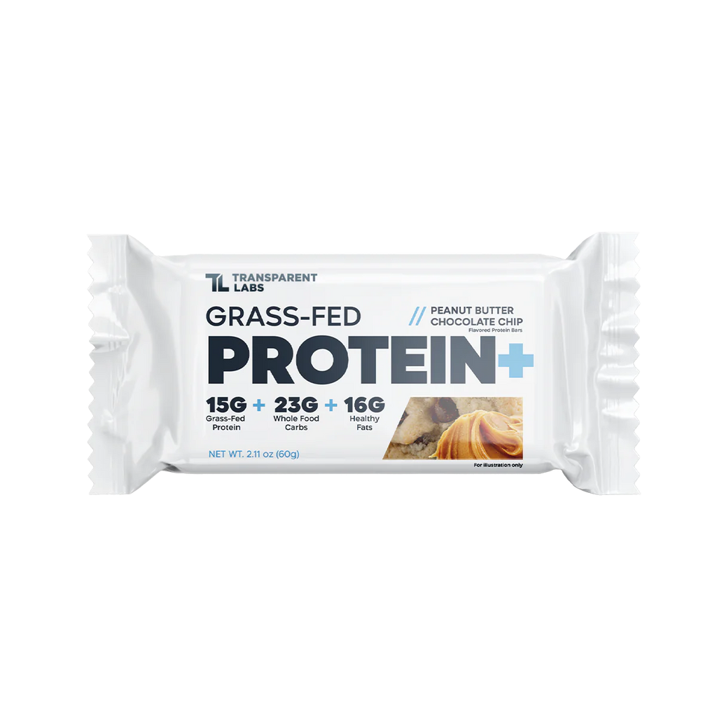 Grass - Fed Protein Bars - Peanut Butter Chocolate Chip