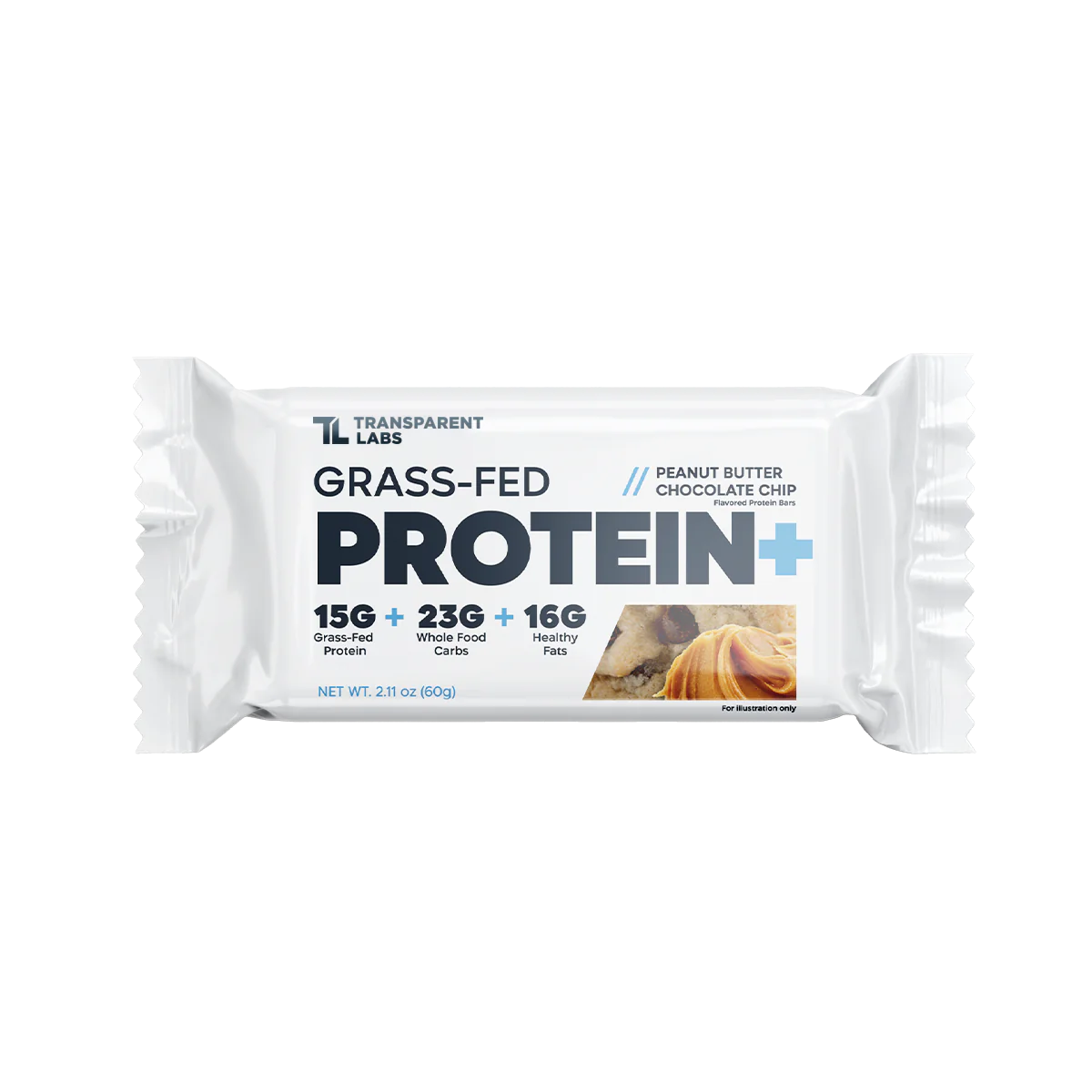 Grass - Fed Protein Bars - Peanut Butter Chocolate Chip
