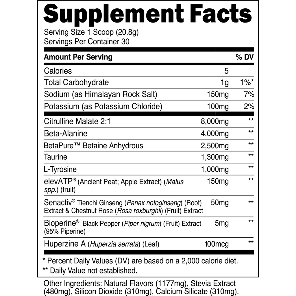 Stim - Free Pre - Workout - Strawberry Lemonade