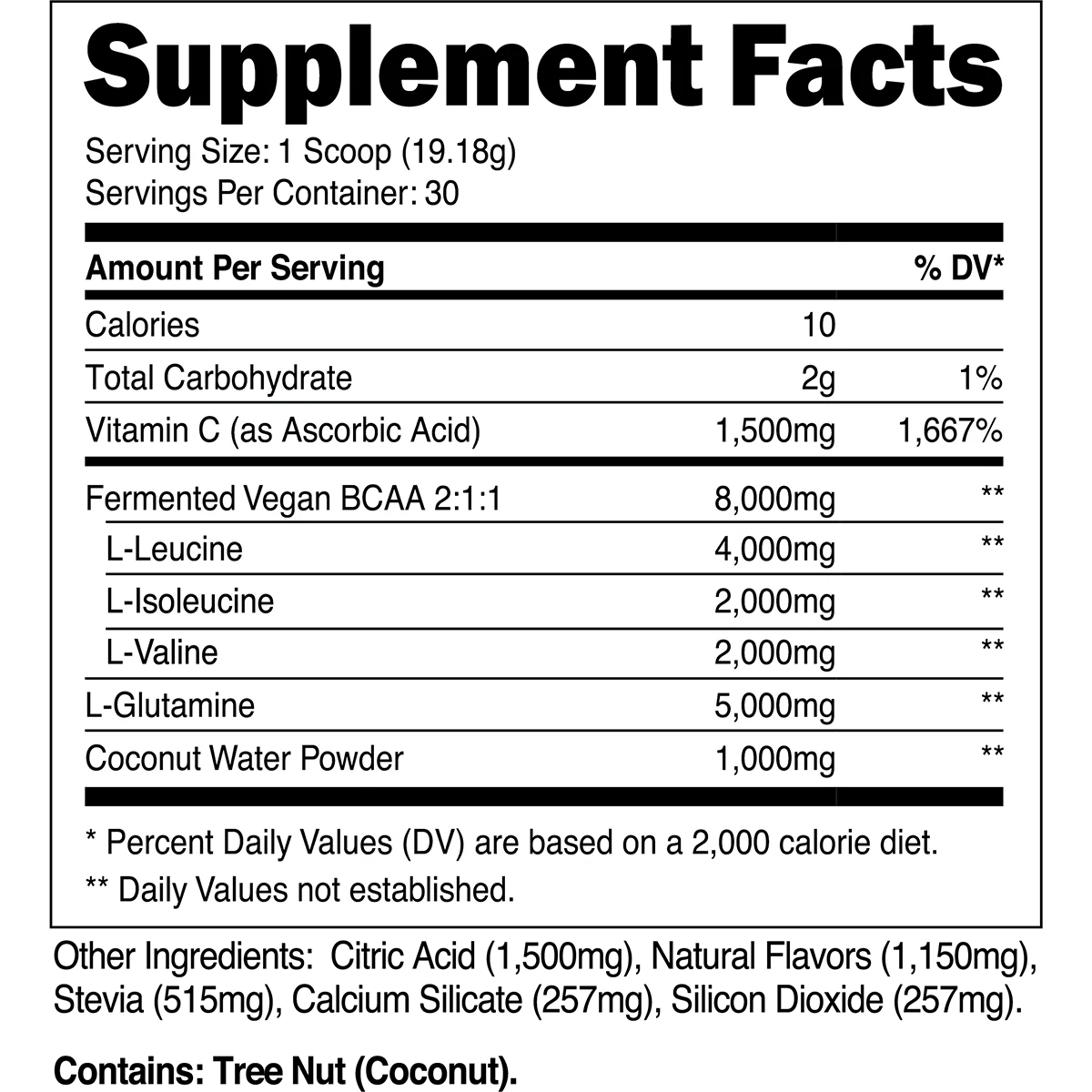 BCAA Glutamine - Blue Raspberry