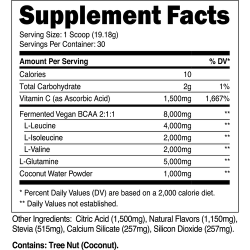 BCAA Glutamine - Blue Raspberry