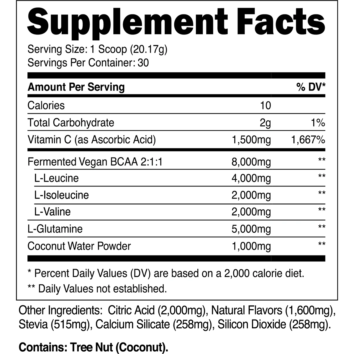 BCAA Glutamine - Strawberry Lemonade