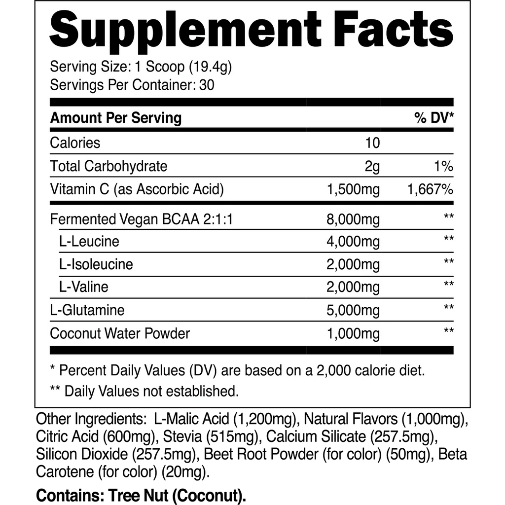 BCAA Glutamine - Tropical Punch